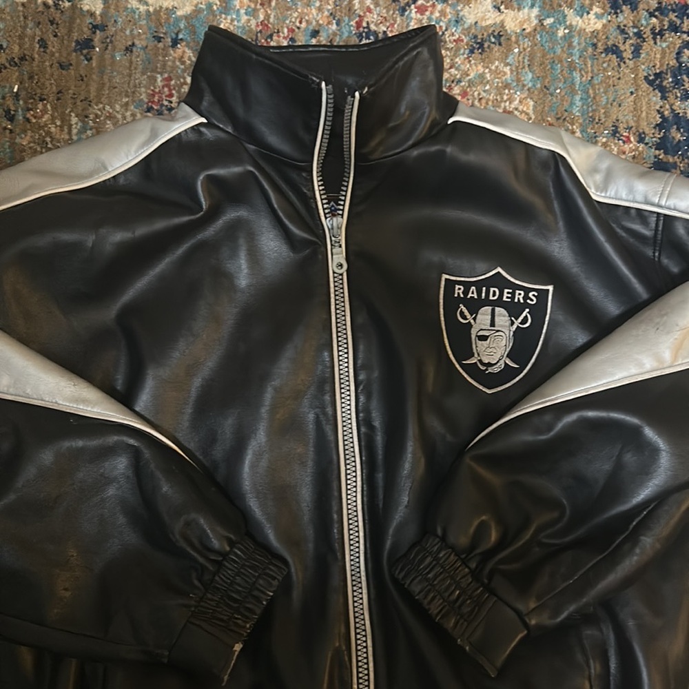 Raiders vintage NFL jacket size XL